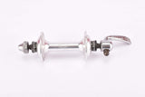Gian Robert Competition silver anodized Front Hub with 36 holes from the 1970s - 1980s
