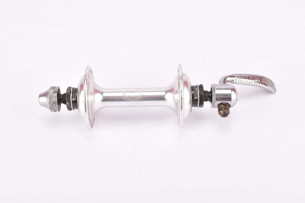 Gian Robert Competition silver anodized Front Hub with 36 holes from the 1970s - 1980s