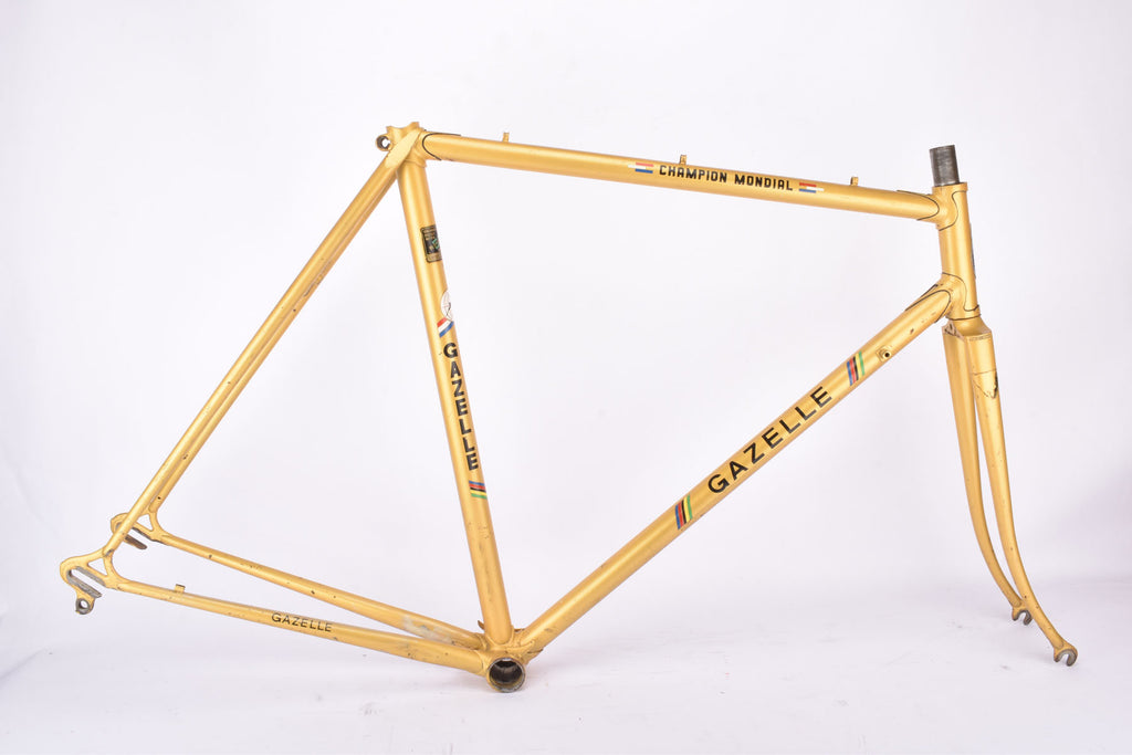 56 Cm Bike Size 54 Golden Yellow Gazelle Champion Mondial