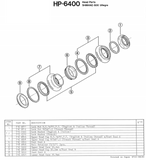 NOS Shimano 600 Ultegra #HP-6400 Headset Bearing Ball Ring Set #7189806 from 1990