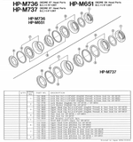 NOS Shimano Deore XT #HP-M736, 1 1/8" Headset Bearing Ball Ring Set #7129810 from the late 1980s - early 1990s