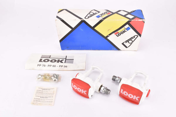 MINT Look PP66 OVP clipless pedals from the late 1980s with box