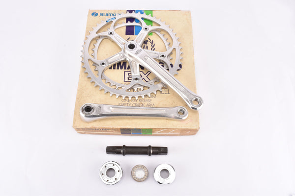 Mint Shimano 600 EX Arabesque #FC-6200 french Crankset in 54/42 and 170mm with #BB-6200 french Bottom Bracket from 1980