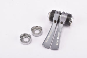 MINT Shimano Dura-Ace #SL-7401 7-speed SIS braze-on Gear Lever Shifter Set from the late 1980s