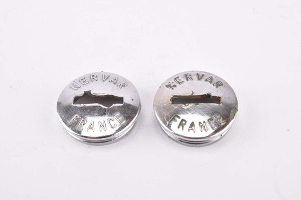 Nervar silver chromed plastic crank Dust Cap