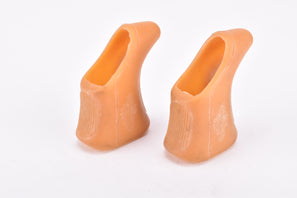 NEW Campagnolo Record / Super Record natural para brown brake lever rubber Hood with world logo #2039 from the 1960s /1970s - 1980s