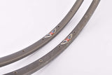 NOS Nisi dark anodized AN85 tubular Rims 650C/571mm with 28 holes from the 1980s