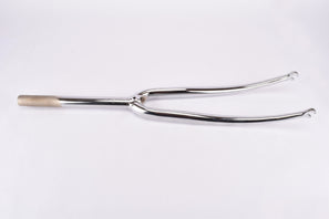 NOS 28" Chrome replacement 1" Steel Fork for vintage bicycles / roadbikes