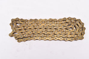 NOS 7-speed / 8-speed Sedis Grand Tourisme Or #GT7 S (532787) golden Sedissport Chain in 1/2" x 3/32"with 114 links from the 1980s - 1990s