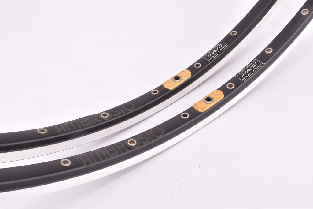 ambrosio lenkerband NOS Ambrosio Excellence Clincher Rim Set 622-13, 32 holes, 1980s 1990s – Velosaloon.com