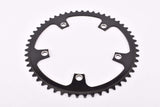 NOS black anodized Gipiemme Azzurro Chainring with 53 teeth and 144 mm BCD from the 1980s