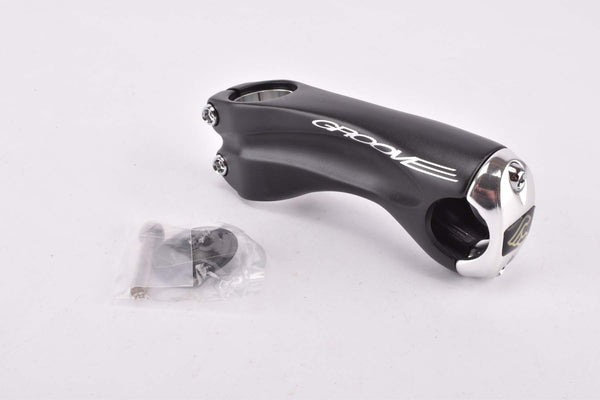 NOS black Cinelli Groove 1" and 1 1/8" ahead stem in size 100mm with 26.0mm bar clamp size