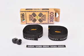 NOS  Black Coppi labled Silva Cork handlebar tape from the 1990s / 2000s