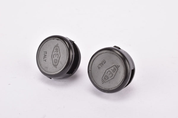 NOS Black REG Pedal Toe Clip Strap Retainer end Buttons from the 1980s