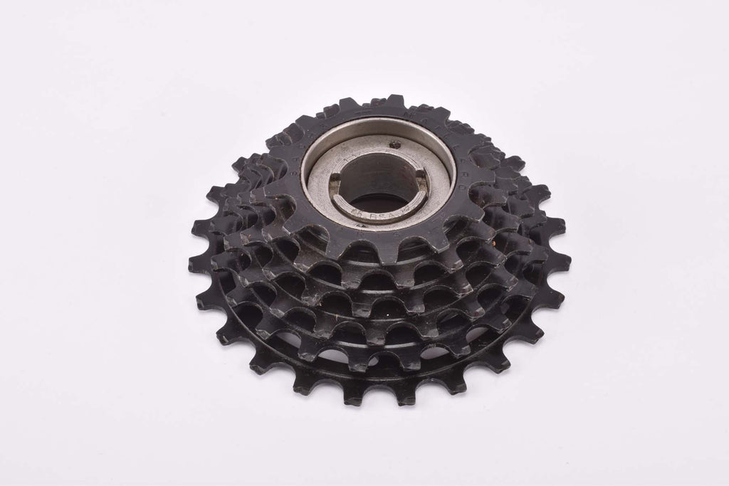 Sachs Maillard 6 speeds freewheel 13-24 English threaded black 1980s vintage NOS Sachs Maillard 6 speeds freewheel 13-24 English threaded black 1980s vintage NOS
