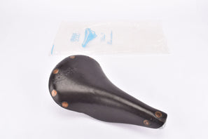 NOS Black Selle Ideale TB 90 Special Competition rodee main selon Rebour (pre-softened) Leather Saddle