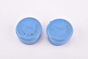 NOS blue 3ttt Marchio Depositato handlebar end plugs