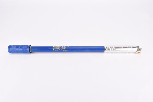 NOS Blue Silca Impero bike pump in 465-500mm with Silca valve from the 1950s - 1960s