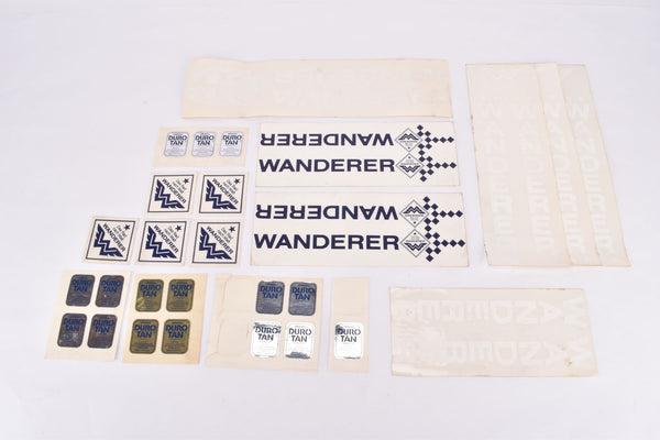NOS Buch of Wanderer Werke Chemnitz Rahmen und Gabel Aufkleber Steel frame and Fork Decals (28 pcs)