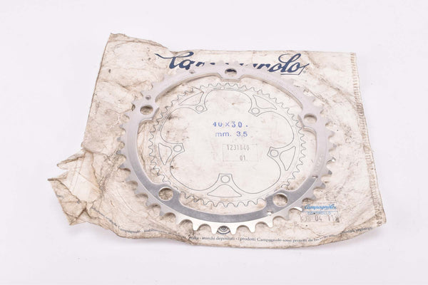 NOS Campagnolo #FC-RA640 40/30 middle Chainring with 135 BCD and 40 t. for 30t. from the 1990s