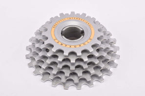 NOS Campagnolo Super Record / 50th anniversary 6-speed extra light aluminum alloy (ergal) Freewheel with 15-25 teeth and english thread from the 1980s