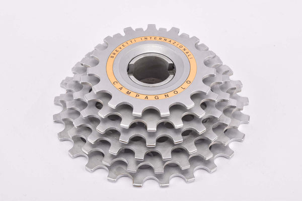 NOS Campagnolo Super Record / 50th anniversary 6-speed extra light aluminum alloy (ergal) Freewheel with 15-25 teeth and english thread from the 1980s