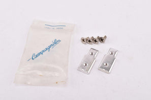 NOS Campagnolo Triomphe pedal toe clip plate set #7283045 & #7350149