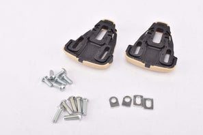 NOS Eddy Merckx Podio Universal Shoe Plate Set Free Float clipless Pedal Cleats for standard 3 Point shoes