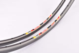 NOS Fir Mizar Aerodynamic High / V-Profile hard anodized tubular Rim Set in 28"/622mm (700C) with 36 holes