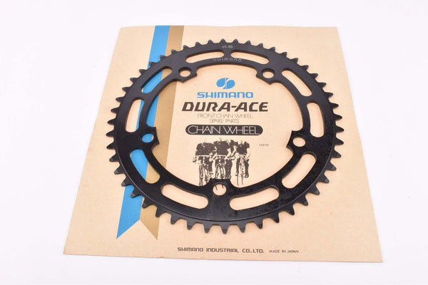 NOS First Generation Shimano Dura-Ace #GA-200 Black edition chainring with 48 teeth and 130 BCD from the 1970s