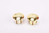 NOS Golden Cinelli winged logo handlebar Barend Plugs