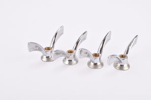 NOS Huret Luxe Wing Nut set for front and rear Hubs from the 1950s - 1970s