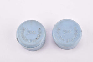NOS lightblue 3ttt Marchio Depositato handlebar end plugs