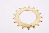 NOS Maillard Or #MB golden steel Freewheel Sprocket Cog with 17 teeth from the 1970s - 1980s