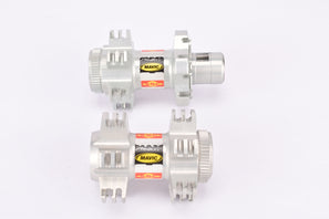 NOS Mavic Crossmax SL Disc Hub Body Set (32388201 front and 32388301 rear) for 24 Spokes and Center Lock from the 2000s