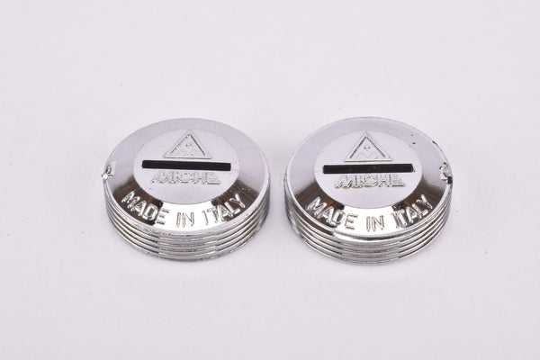 NOS Miche Silver Chrome Crank Dust Caps