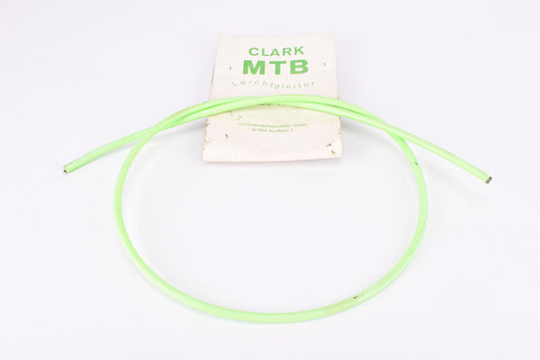 NOS Neon Green Clark MTB Leichtgleiter bike cable housing with polymer inlay in 6 mm outer and 2.5 mm inner diameter from the 1980s - 1990s