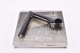 NOS/NIB black 3ttt Record 84 #AR84 Stem in size 135mm with 25.8mm bar clamp size from the 1980s - 1990s