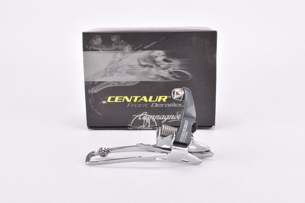 NOS/NIB Campagnolo Centaur Century Grey FB (X Flat-Bar) #FD5-CEG.. 10-speed Front Derailleur Cage from the 2000s