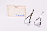 NOS/NIB Campagnolo Chorus Fermapiedi Aero Steel Toe Clips #0F22-A (#1183011) in size Small from the 1980s - 1990s