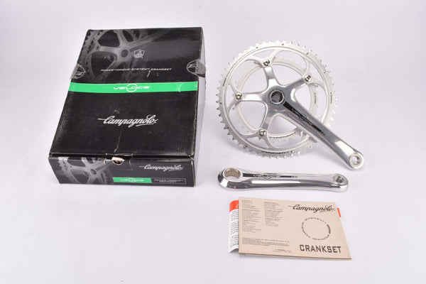 NOS/NIB Campagnolo Veloce #FC11-VLS293 10-speed Power Torque Crankset with 53/39 teeth in 172.5mm length from the 2000s