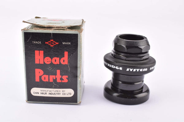 NOS/NIB Chin Haur CH 1" black threaded cartridge bearing Headset