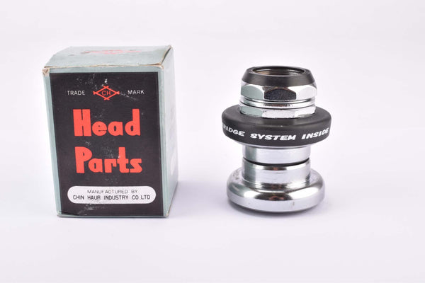NOS/NIB Chin Haur CH 1" silver threaded cartridge bearing Headset