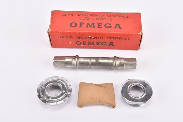 NOS/NIB First Generation Ofmega Competizione Bottom Bracket in 117 mm, with english thread (BSA) from the 1960s - 1970s