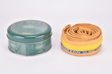 NOS/NIB Gommitalia Iris Yellow Kevlar Skinwall folding Tire Set (clincher) in 20-622mm (28" / 700x20C) from the 1990s - 2000s