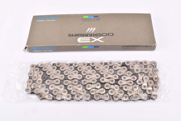 NOS/NIB Shimano 600 NEW EX #CN-6208 (2-04811401) uniglide (UG) Narrow Type Chain in 1/2" x 3/32" with 114 links from the 1980s