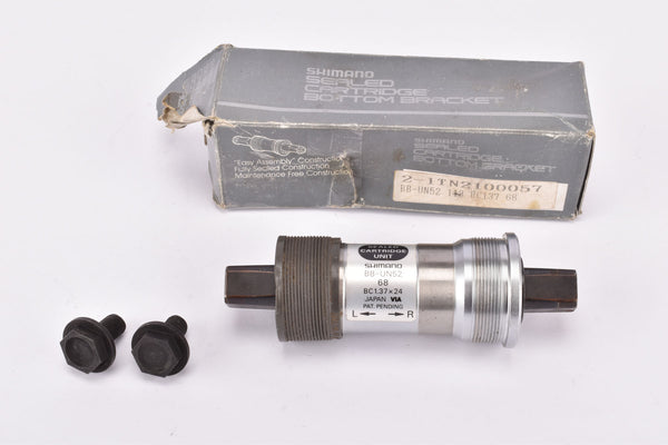 NOS/NIB Shimano #BB-UN52 JIS Low Profile Cartridge Bottom Bracket in 113mm with english thread from the 1990s  - 2000s