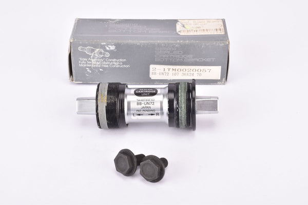 NOS/NIB Shimano Deore XT #BB-UN72 sealed cartridge Bottom Bracket in 107 mm with italian thread from the 1990s