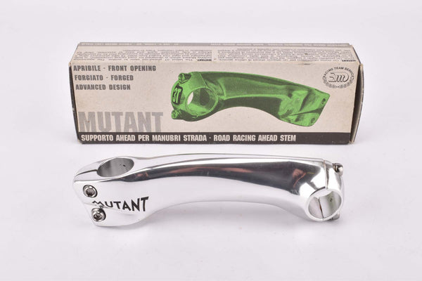 NOS/NIB Silver anodised 3TTT Mutant 1" ahead stem in size 140mm with 25.8 mm bar clamp size from the 1990s