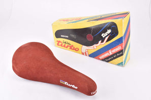NOS/NIB suede rust red Selle Italia Turbo Saddle from 1985